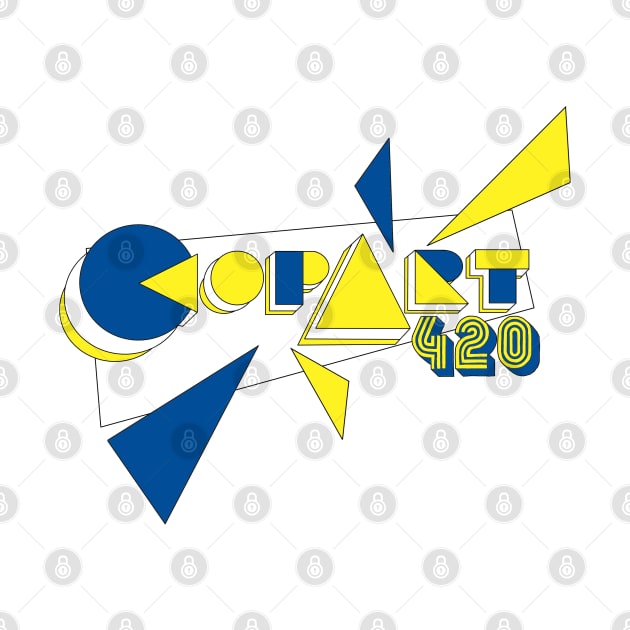 CopArt420 Logo. Leeds United Colours by copart420