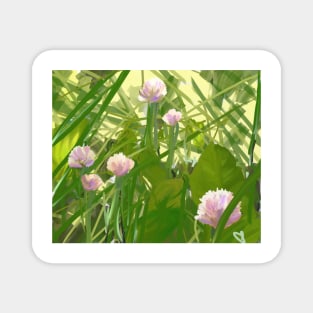 Purple Chives Magnet