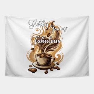 Ink Wash coffee design Tapestry