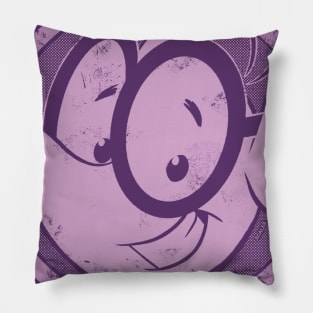 Eric the Elephant in Purple- Pillow