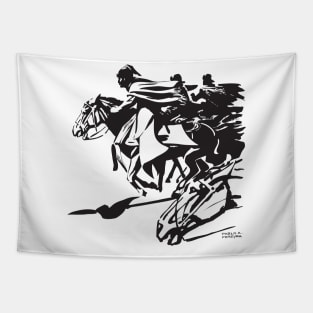 Gaucho Cavalry Charge by PPereyra Tapestry