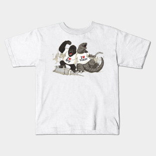 King Kong Vs Godzilla Kids T Shirts Teepublic Uk