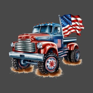 4th Of July Ford Truck T-Shirt