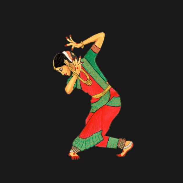 Bharatanatyam dancer art - Indian classical dance / dancer by HariniArts