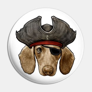 Dachshund Pirate Pin