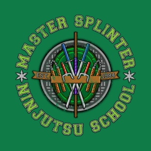 Master Splinter's Ninjutsu School (Vintage) T-Shirt