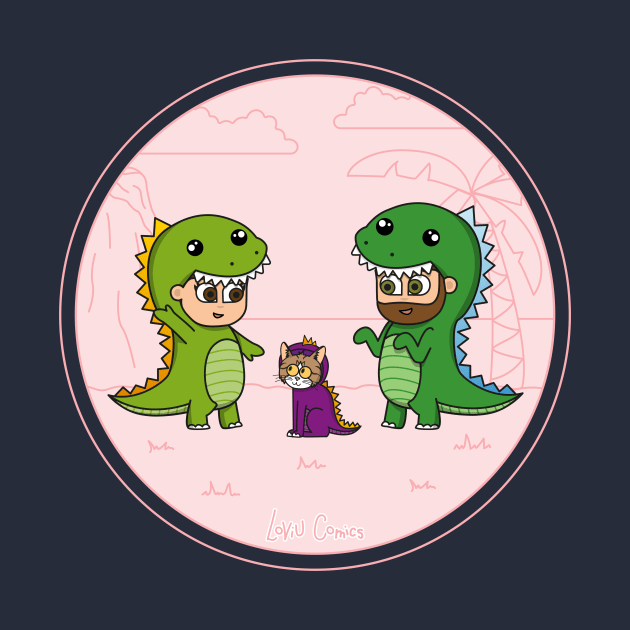 Dino Love by Loviu Comics