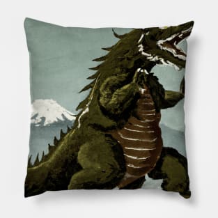 Vintage Godzilla The GOAT Pillow