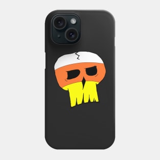 Candy Corn Color Skull Phone Case