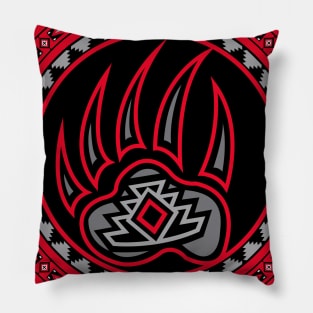 Bear Spirit (Red) Pillow