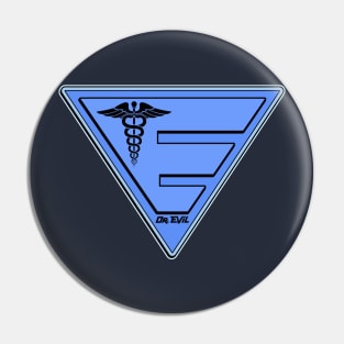 Dr. Evil Logo Pin