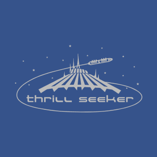 Space Mountain - Thrill Seeker shirt design By Kelly Design Company T-Shirt