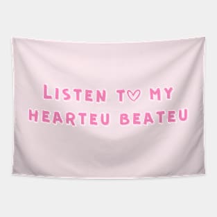 Listen to my hearteu beateu - Changbin Tapestry