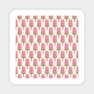 Pink Summer Popsicle Magnet