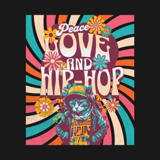 Peace love hip hop T-Shirt