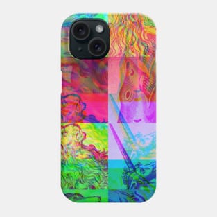 Animals Engraving Glitch version Phone Case