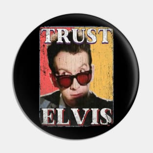 Elvis Costello Vintage 1954 // My Aim is True Original FAn Design Artwork Pin