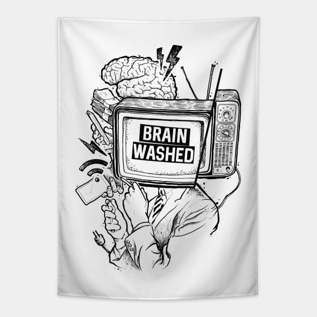 Brainwashed Tapestry by Tomib