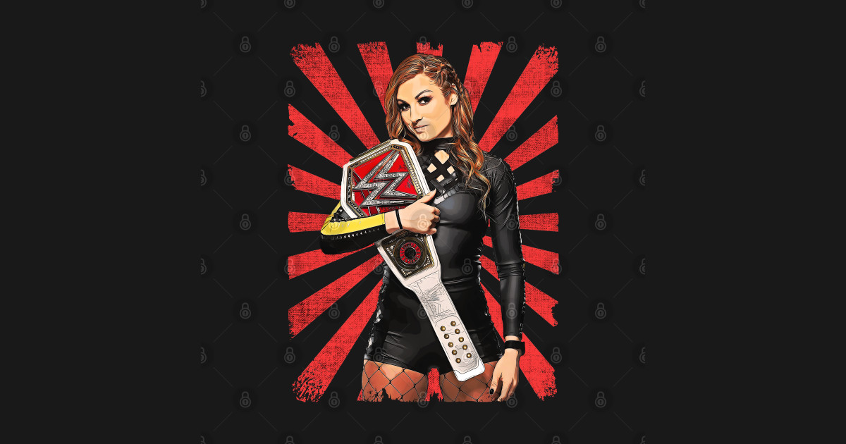 Becky Lynch Wrestling Vintage Fan Art - Becky Lynch - T-Shirt | TeePublic