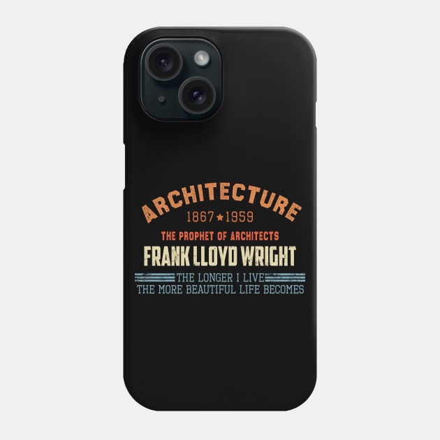 Architecture Frank Lloyd Wright Phone Case by Pictozoic