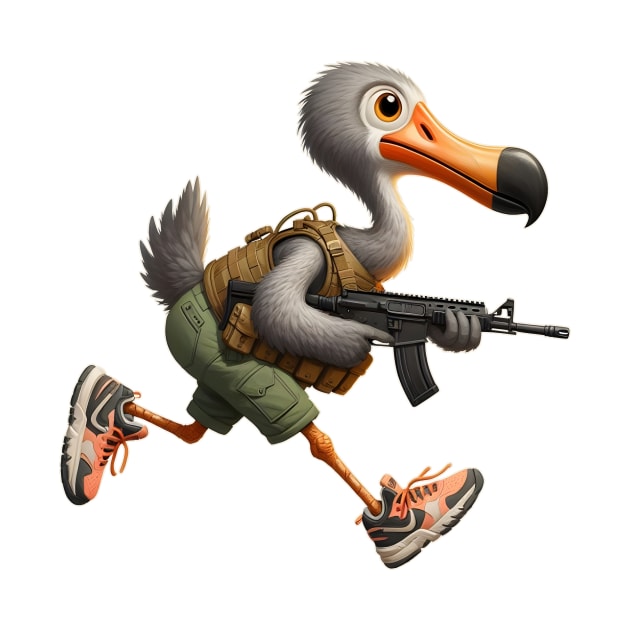 Tactical Dodo Bird by Rawlifegraphic