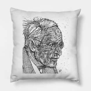 CARL JUNG - ink portrait .1 Pillow