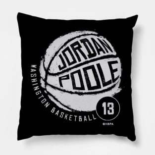 Jordan Poole Washington Basketball Pillow