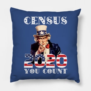 Census 2020 You Count Pillow