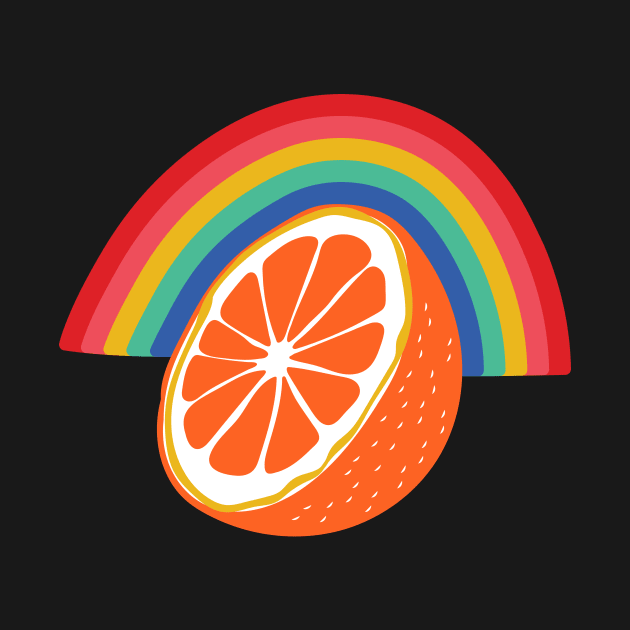 Rainbow Orange Fruit by Marina BH