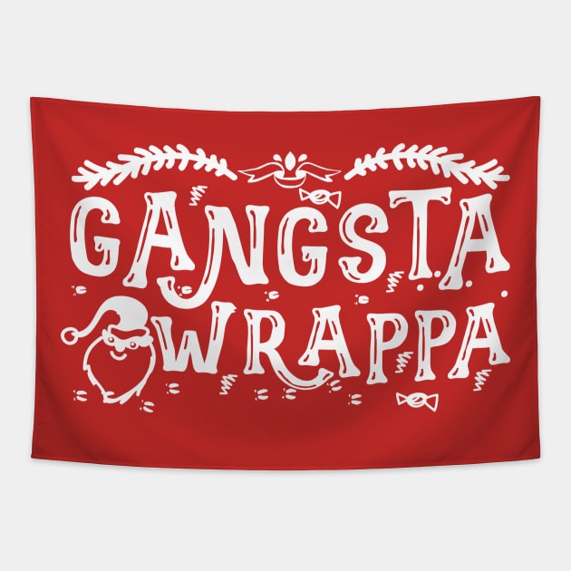 Gangsta Wrappa (Gangster Wrapper) Tapestry by SaintandSinner