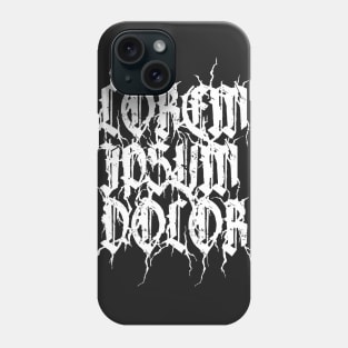 Lorem Ipsum Dolor Metal Logo Phone Case