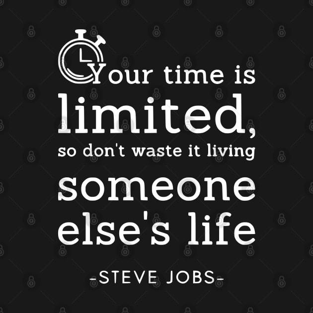 Your Time is Limited Steve Jobs Quotes 1 by ANEW