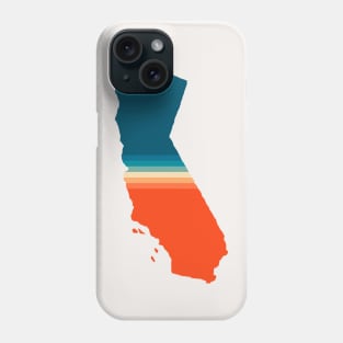 California State Retro Map Phone Case