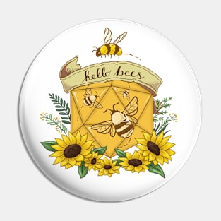 Dice Bees Pin