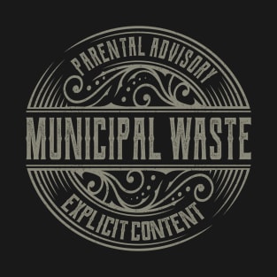 Municipal Waste Vintage Ornament T-Shirt