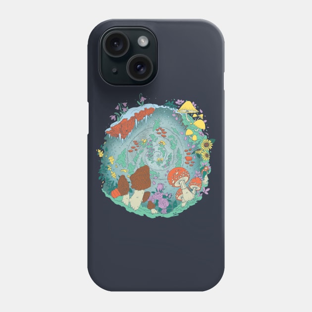 Cycle of Fungi Phone Case by S.F. Gleason Design