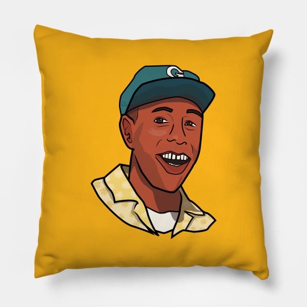 Tyler the creator Pillow by onategraphics