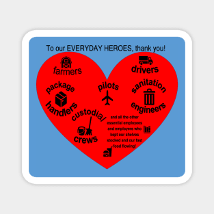 Everyday Heroes Recognized Magnet