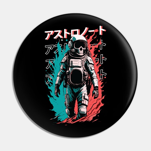 Astronaut Streetwear Style II Pin by DeathAnarchy