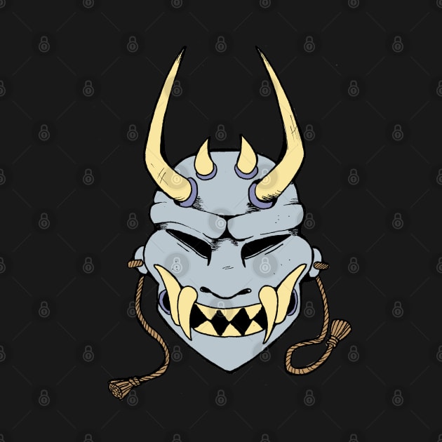 Hannya mask, Oni Demon by shikicraig