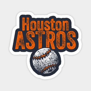 Astros Vintage Weathered Magnet