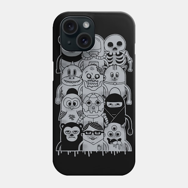 Famous Characters Phone Case by eriksandisatresa