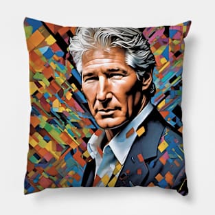 colorful image with Richard Gere Pillow