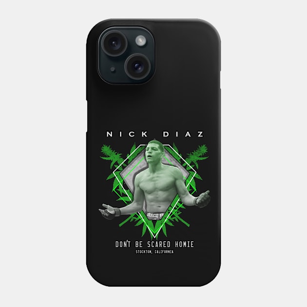 Nick Diaz Weed Phone Case by SavageRootsMMA