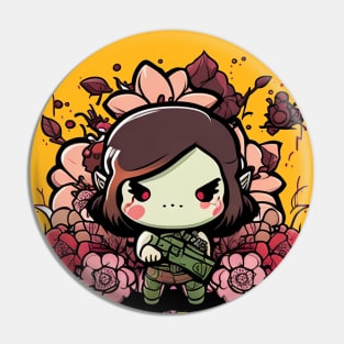 Flowery Jill Pin