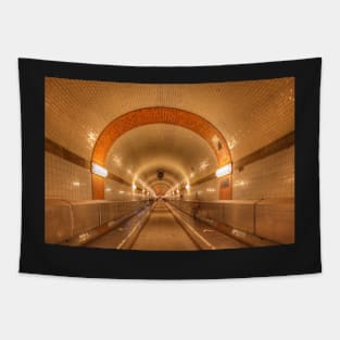 Old Elbe tunnel, Hamburg, Germany, Europe Tapestry