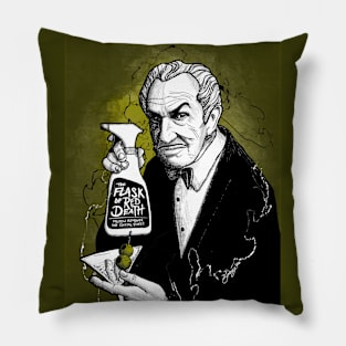 Vincent Price Green Pillow