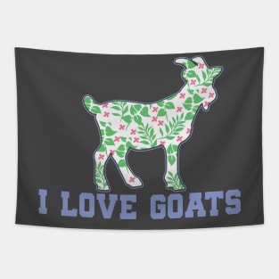 GOAT: I Love Goats Tapestry