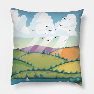 Rolling Countryside Pillow