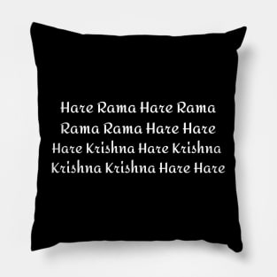 Hare Ram Hare Krishna Mahamantra Pillow